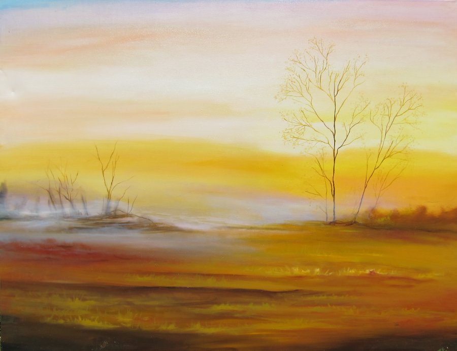 Morning Serenity $880 Oil on canvas 100 * 75 cm