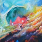 light and space, nebula paintings, cosmic paintings, outer space